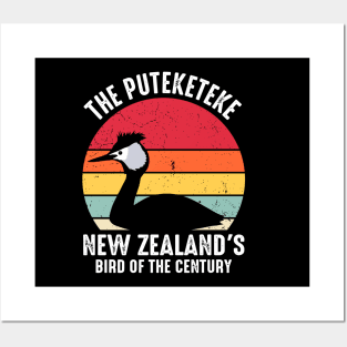 Funny Puteketeke New Zealand's Bird Of The Century Vintage Posters and Art